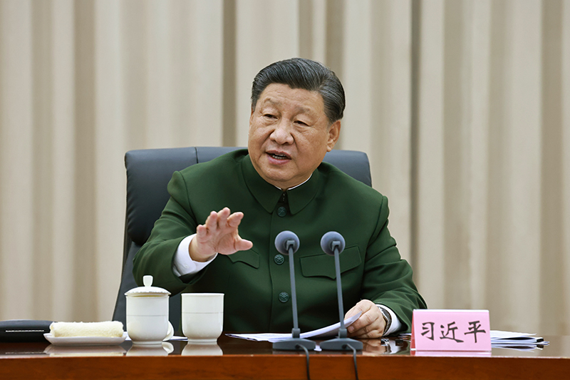 11月29日，中共中央總書記、國家主席、中央軍委主席習(xí)近平到武警海警總隊東海海區(qū)指揮部視察。這是習(xí)近平發(fā)表重要講話。